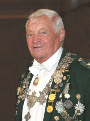 Der Ehrenpräsident der Wandsbeker Schützengilde - Herbert Brust.